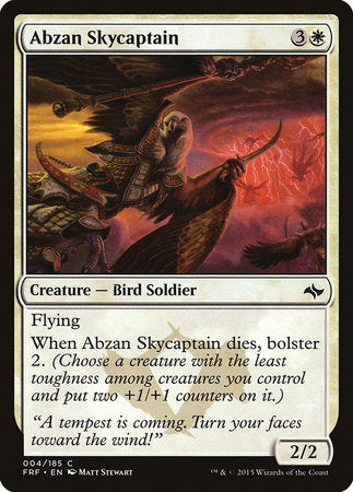 Abzan Skycaptain [Fate Reforged] | Exor Games Bridgewater