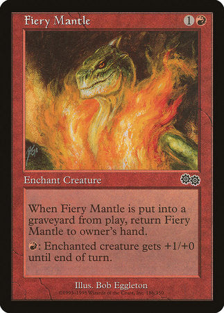 Fiery Mantle [Urza's Saga] | Exor Games Bridgewater