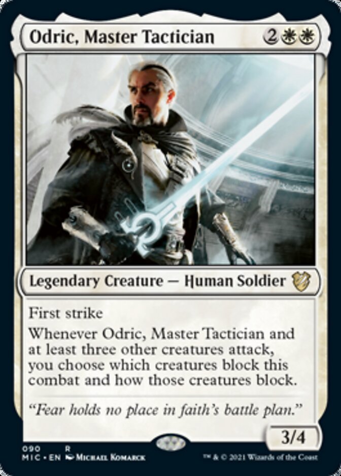 Odric, Master Tactician [Innistrad: Midnight Hunt Commander] | Exor Games Bridgewater