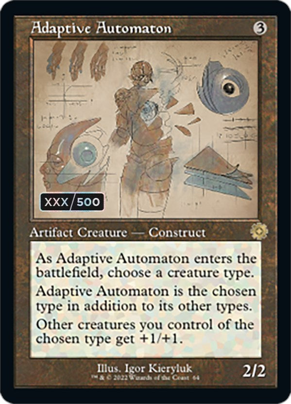 Adaptive Automaton (Retro Schematic) (Serial Numbered) [The Brothers' War Retro Artifacts] | Exor Games Bridgewater