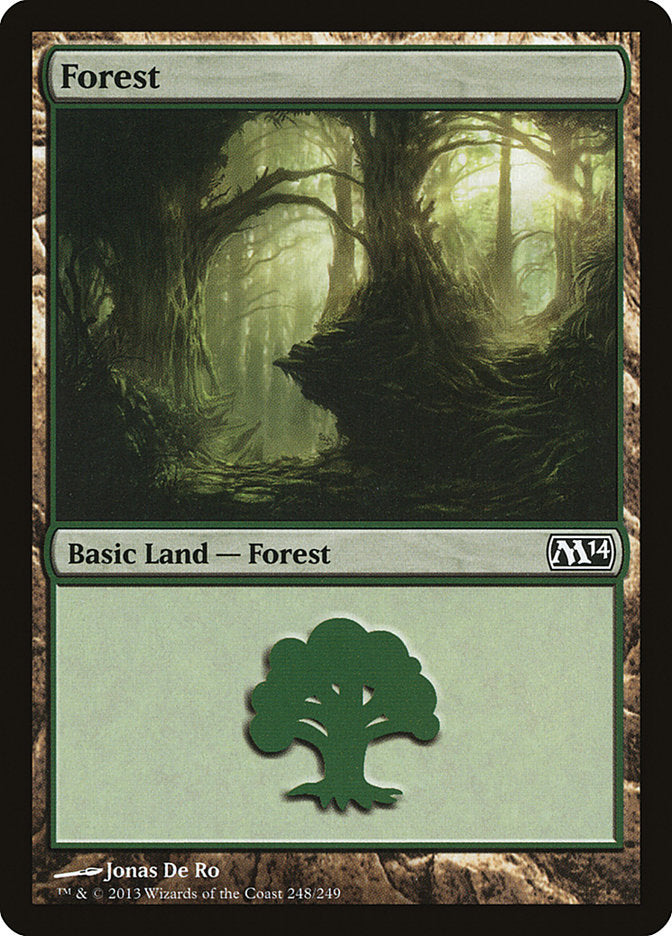 Forest (248) [Magic 2014] | Exor Games Bridgewater