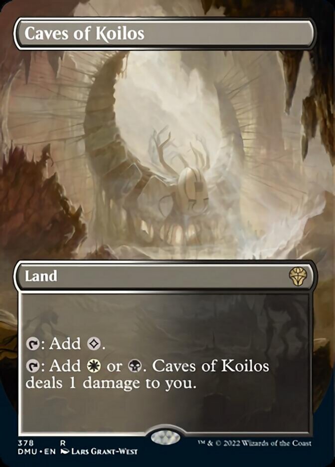 Caves of Koilos (Borderless Alternate Art) [Dominaria United] | Exor Games Bridgewater