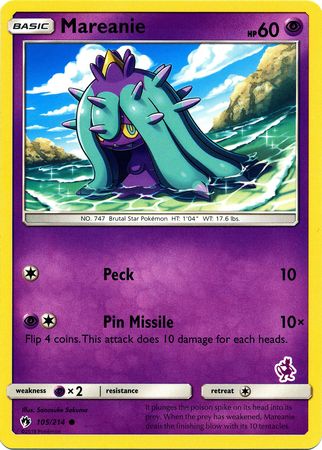 Mareanie (105/214) (Mewtwo Deck) [Battle Academy 2020] | Exor Games Bridgewater