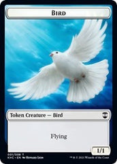 Bird // Spirit Double-sided Token [Kaldheim Commander Tokens] | Exor Games Bridgewater