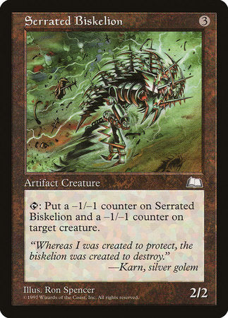 Serrated Biskelion [Weatherlight] | Exor Games Bridgewater