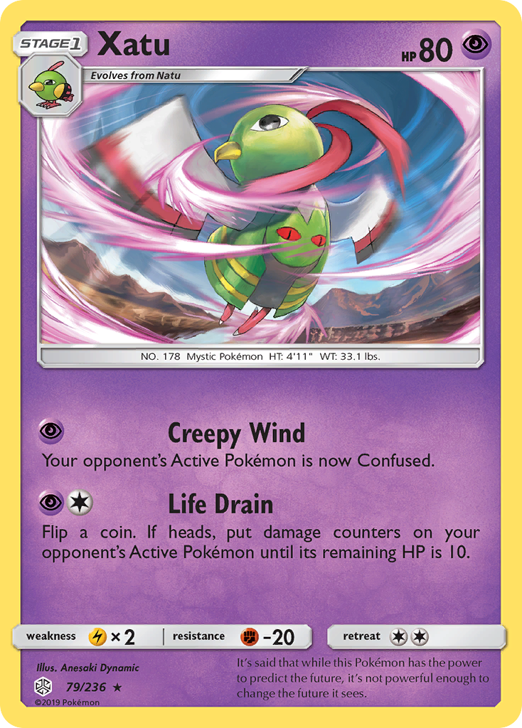 Xatu (79/236) [Sun & Moon: Cosmic Eclipse] | Exor Games Bridgewater