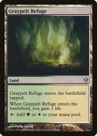 Graypelt Refuge [Zendikar] | Exor Games Bridgewater