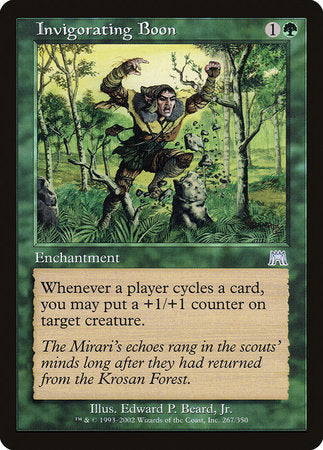 Invigorating Boon [Onslaught] | Exor Games Bridgewater
