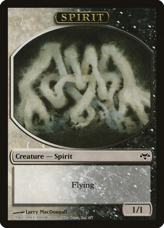 Spirit Token (Black/White) [Eventide Tokens] | Exor Games Bridgewater