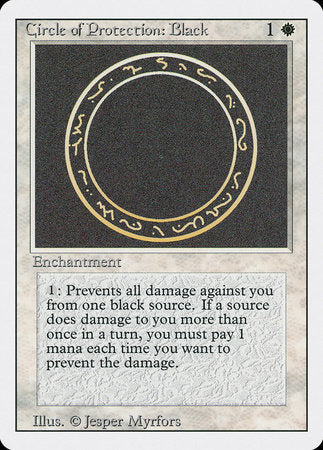 Circle of Protection: Black [Revised Edition] | Exor Games Bridgewater