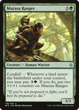 Murasa Ranger [Battle for Zendikar] | Exor Games Bridgewater