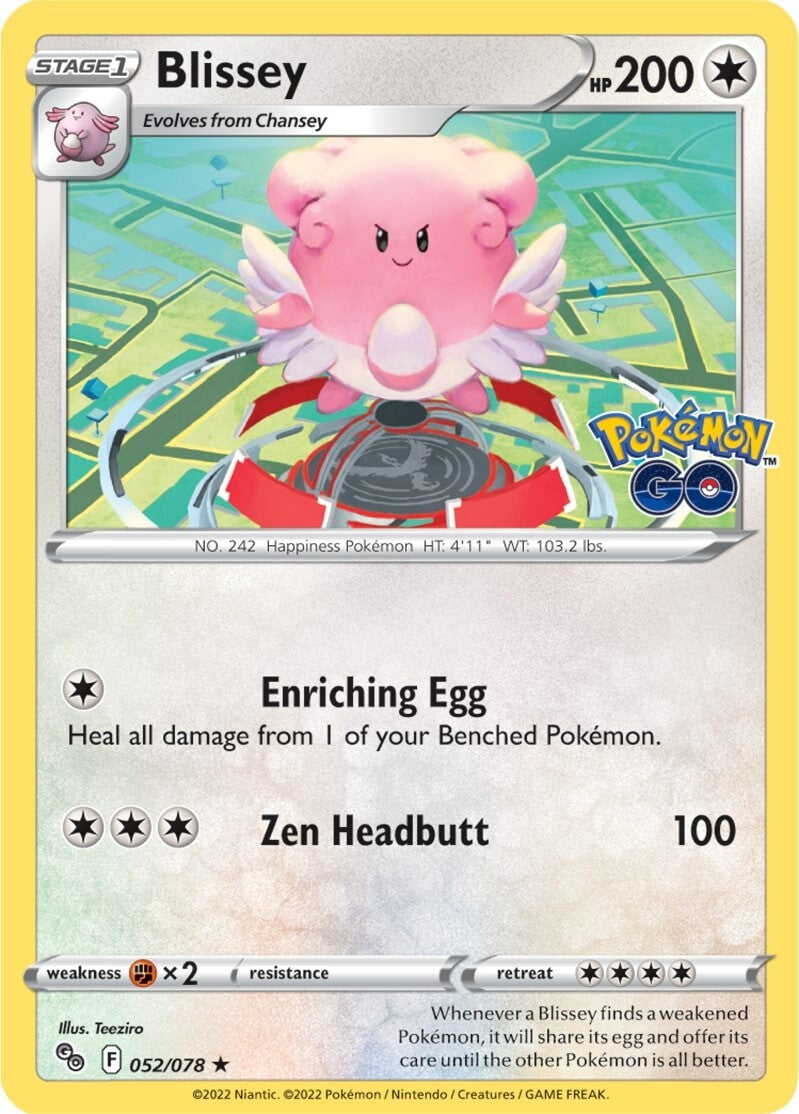 Blissey (052/078) [Pokémon GO] | Exor Games Bridgewater