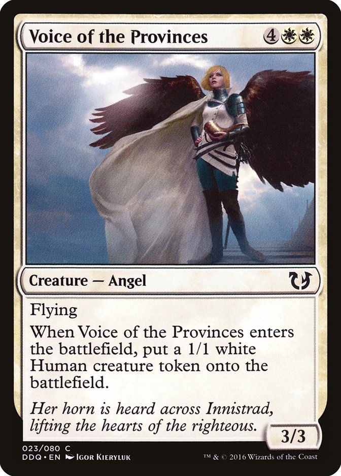 Voice of the Provinces [Duel Decks: Blessed vs. Cursed] | Exor Games Bridgewater