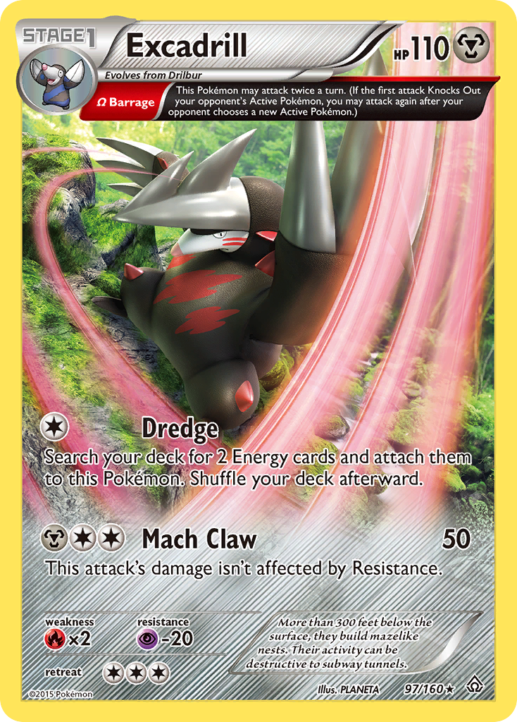 Excadrill (97/160) [XY: Primal Clash] | Exor Games Bridgewater