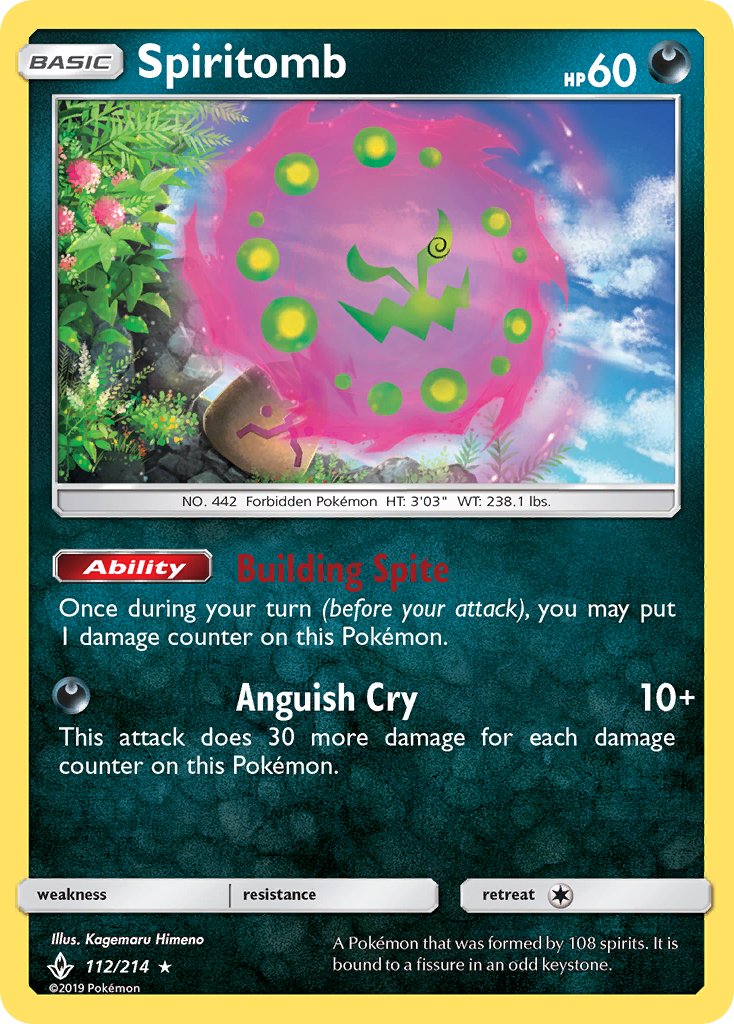 Spiritomb (112/214) [Sun & Moon: Unbroken Bonds] | Exor Games Bridgewater