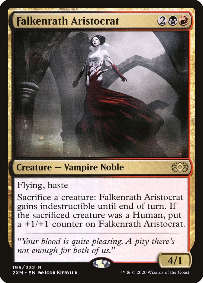 Falkenrath Aristocrat [Double Masters] | Exor Games Bridgewater