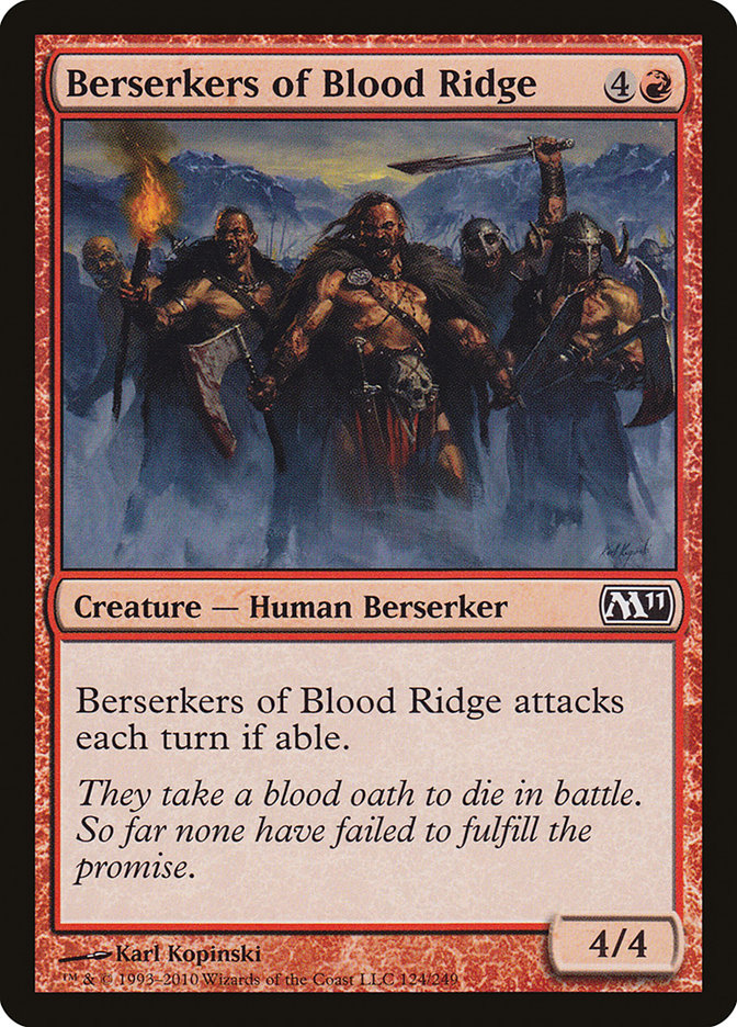 Berserkers of Blood Ridge [Magic 2011] | Exor Games Bridgewater