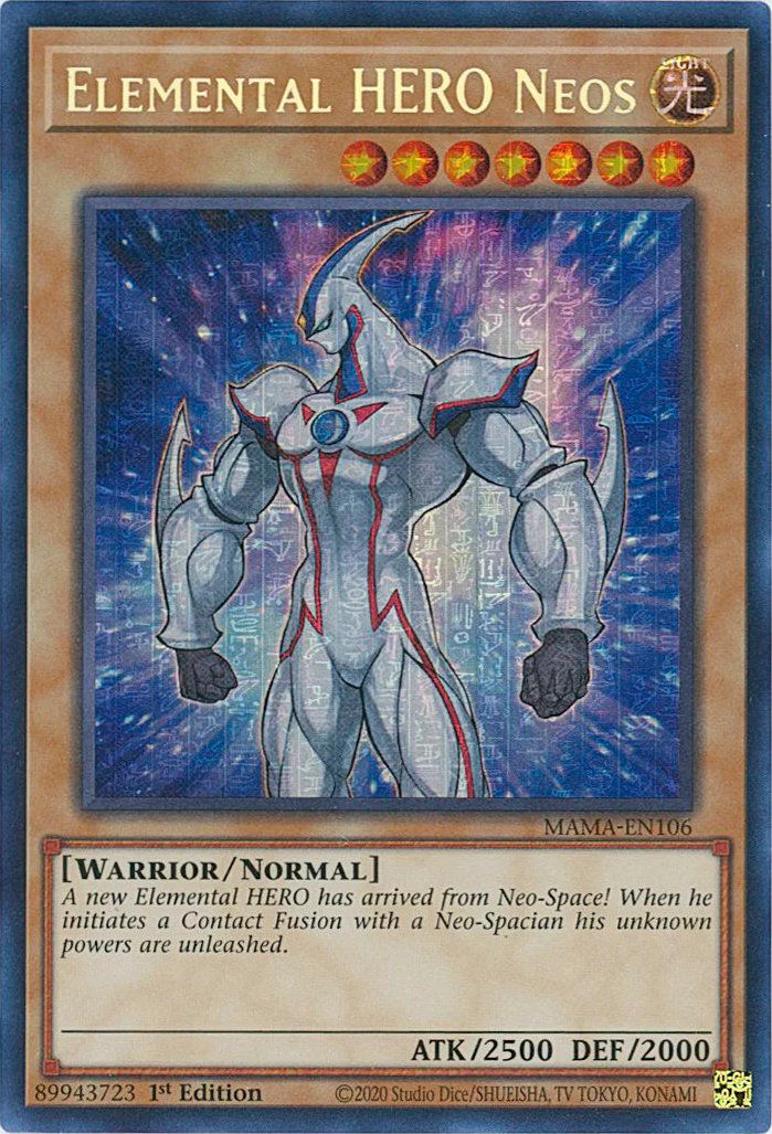 Elemental HERO Neos [MAMA-EN106] Ultra Pharaoh's Rare | Exor Games Bridgewater