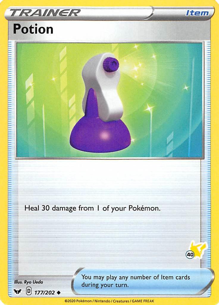 Potion (177/202) (Pikachu Stamp #40) [Battle Academy 2022] | Exor Games Bridgewater