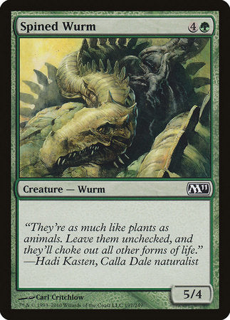 Spined Wurm [Magic 2011] | Exor Games Bridgewater