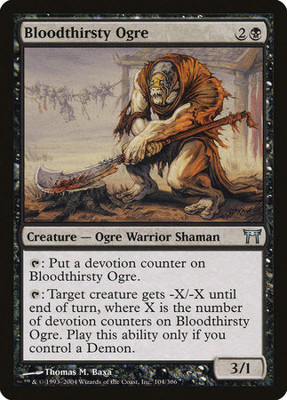 Bloodthirsty Ogre [Champions of Kamigawa] | Exor Games Bridgewater