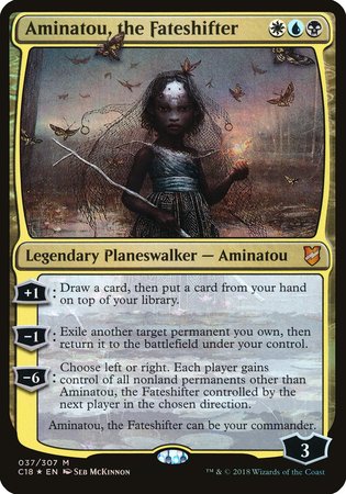 Aminatou, the Fateshifter (Commander 2018) [Commander 2018 Oversized] | Exor Games Bridgewater