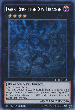 Dark Rebellion Xyz Dragon [NECH-EN053] Ghost Rare | Exor Games Bridgewater