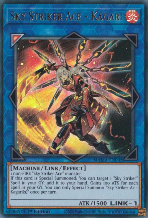 Sky Striker Ace - Kagari [MAMA-EN005] Ultra Rare | Exor Games Bridgewater