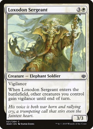 Loxodon Sergeant [War of the Spark] | Exor Games Bridgewater