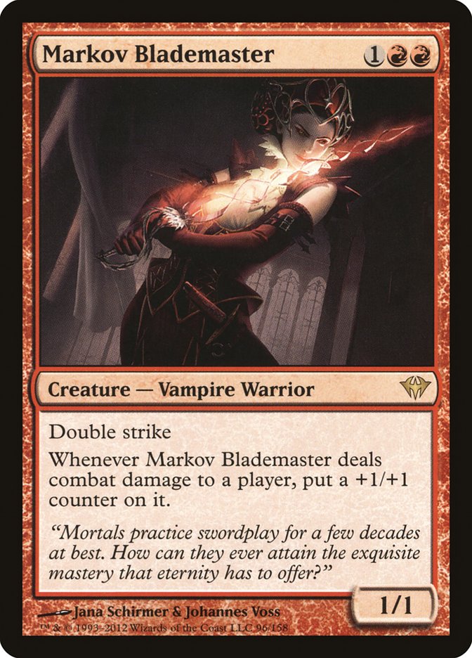 Markov Blademaster [Dark Ascension] | Exor Games Bridgewater