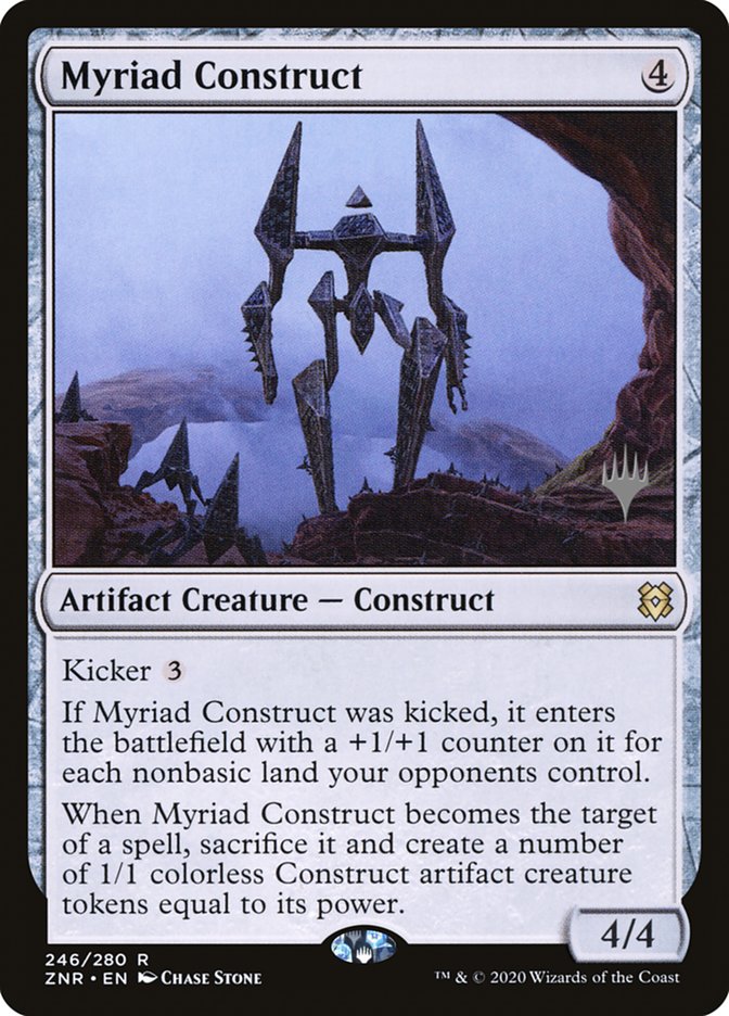 Myriad Construct (Promo Pack) [Zendikar Rising Promos] | Exor Games Bridgewater