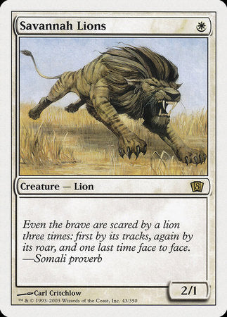 Savannah Lions [Eighth Edition] | Exor Games Bridgewater