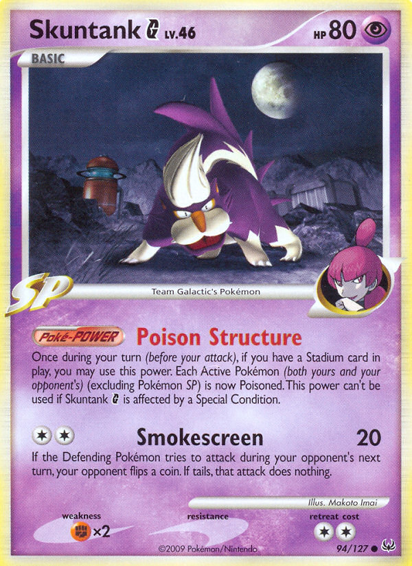 Skuntank G (94/127) [Platinum: Base Set] | Exor Games Bridgewater