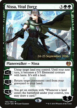 Nissa, Vital Force [Kaladesh Promos] | Exor Games Bridgewater