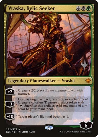 Vraska, Relic Seeker [Ixalan Promos] | Exor Games Bridgewater