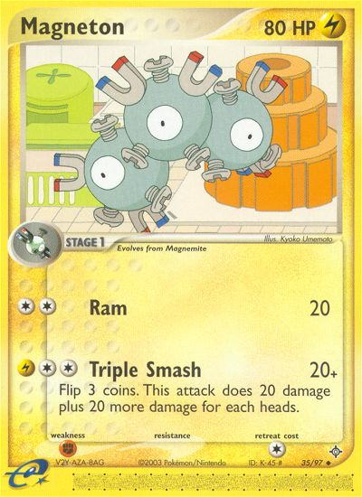 Magneton (35/97) [EX: Dragon] | Exor Games Bridgewater