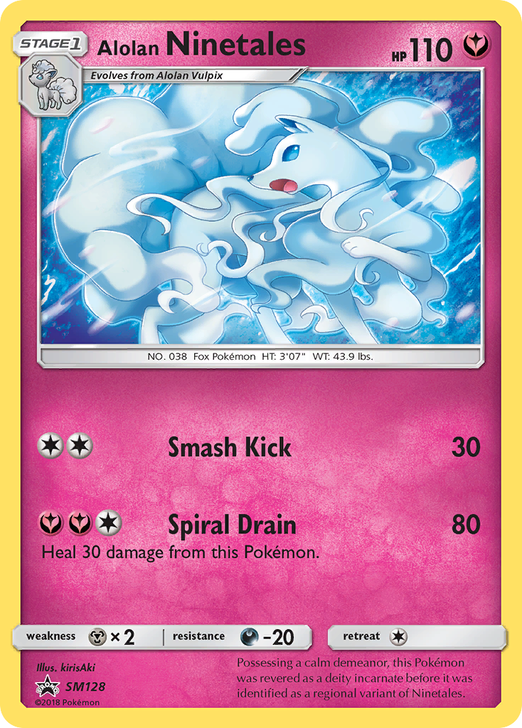 Alolan Ninetales (SM128) [Sun & Moon: Black Star Promos] | Exor Games Bridgewater