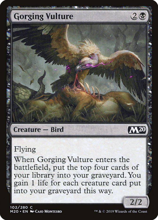 Gorging Vulture [Core Set 2020] | Exor Games Bridgewater