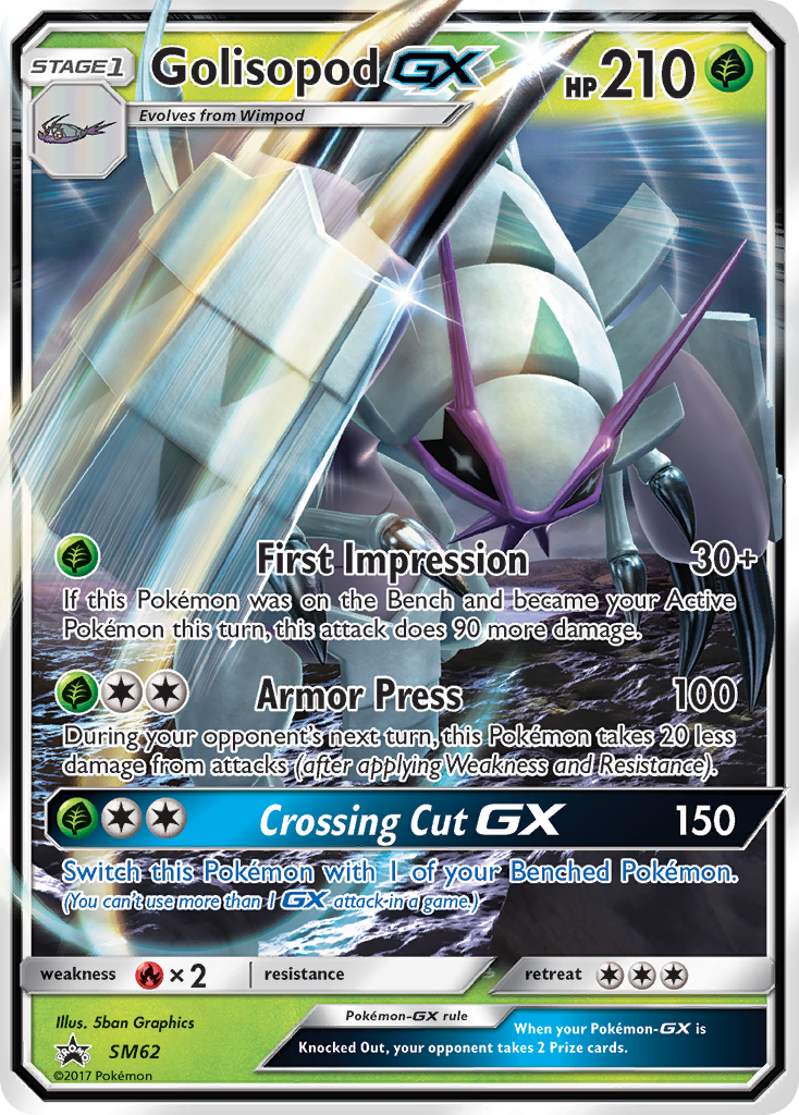 Golisopod GX (SM62) [Sun & Moon: Black Star Promos] | Exor Games Bridgewater