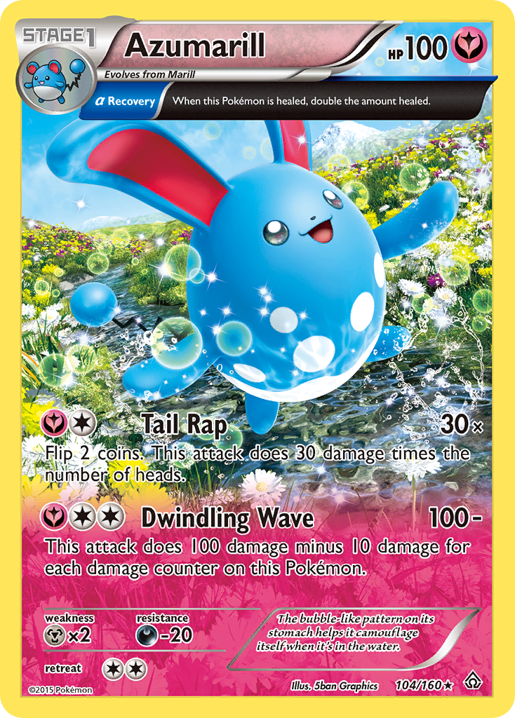 Azumarill (104/160) [XY: Primal Clash] | Exor Games Bridgewater