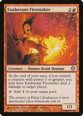 Exuberant Firestoker [Shards of Alara] | Exor Games Bridgewater