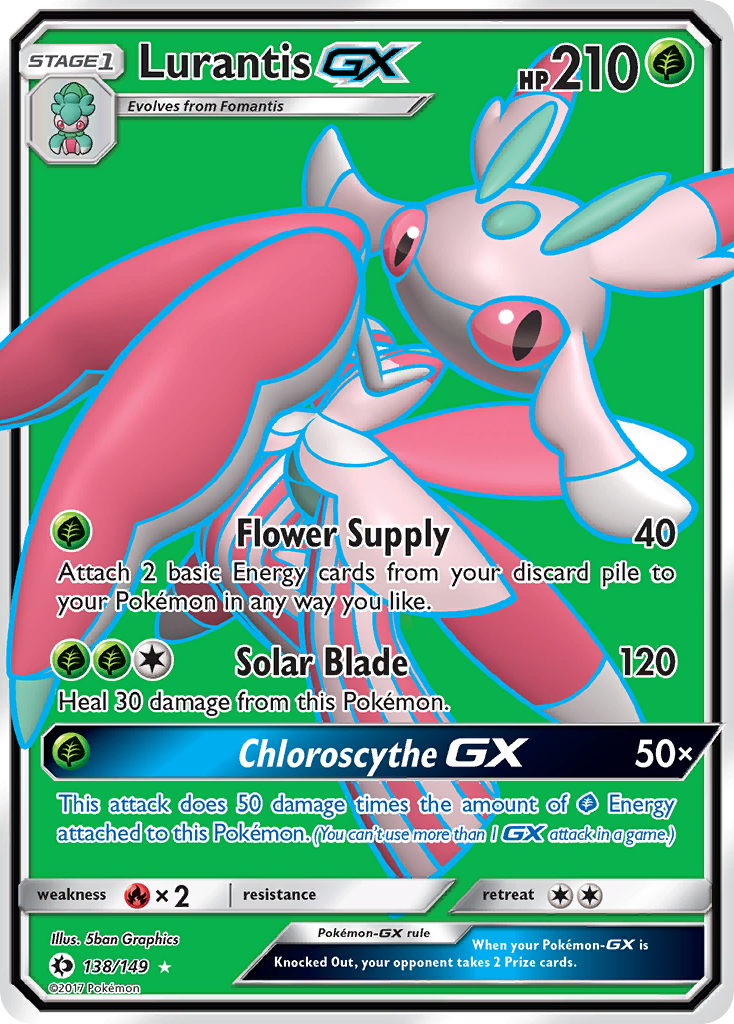 Lurantis GX (138/149) [Sun & Moon: Base Set] | Exor Games Bridgewater