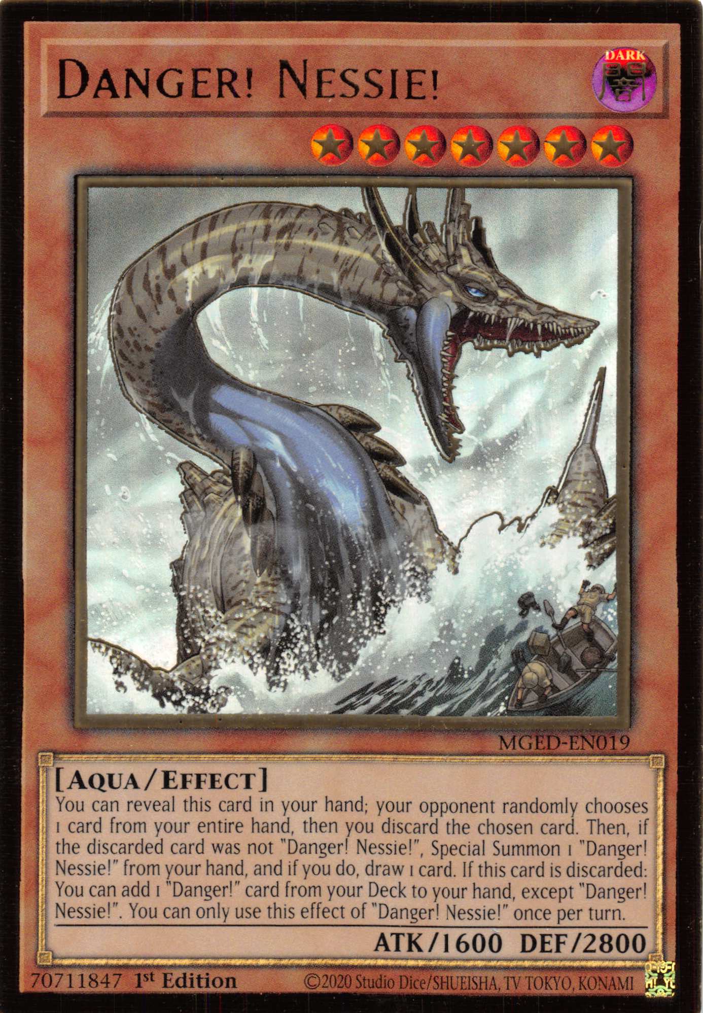 Danger! Nessie! [MGED-EN019] Gold Rare | Exor Games Bridgewater