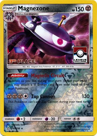 Magnezone (83/156) (League Promo 3rd Place) [Sun & Moon: Ultra Prism] | Exor Games Bridgewater