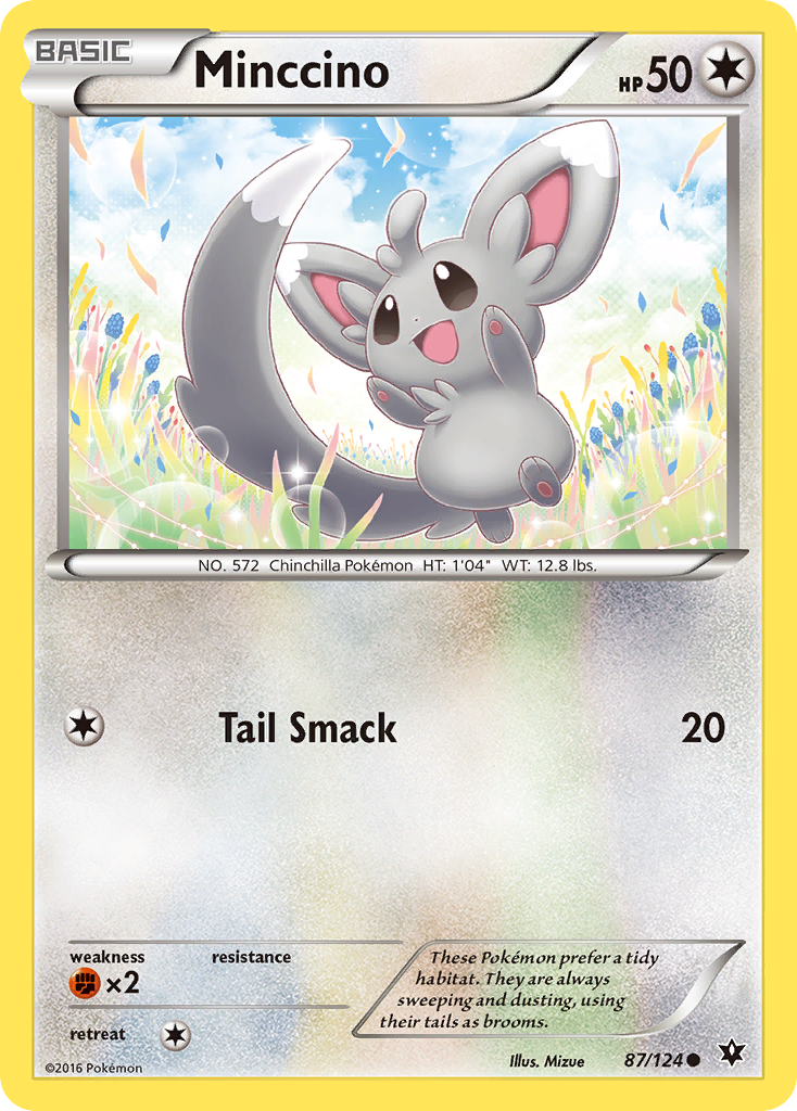 Minccino (87/124) [XY: Fates Collide] | Exor Games Bridgewater