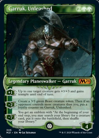 Garruk, Unleashed (Showcase) [Core Set 2021] | Exor Games Bridgewater