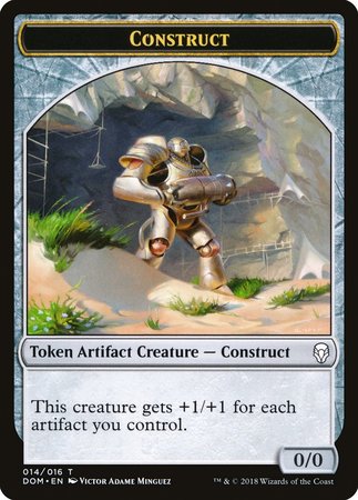 Construct Token [Dominaria Tokens] | Exor Games Bridgewater