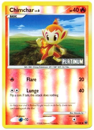 Chimchar (56/100) [Burger King Promos: 2009 Collection] | Exor Games Bridgewater