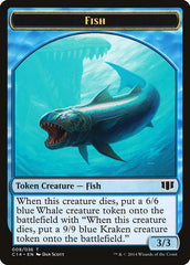 Fish // Zombie (011/036) Double-sided Token [Commander 2014 Tokens] | Exor Games Bridgewater