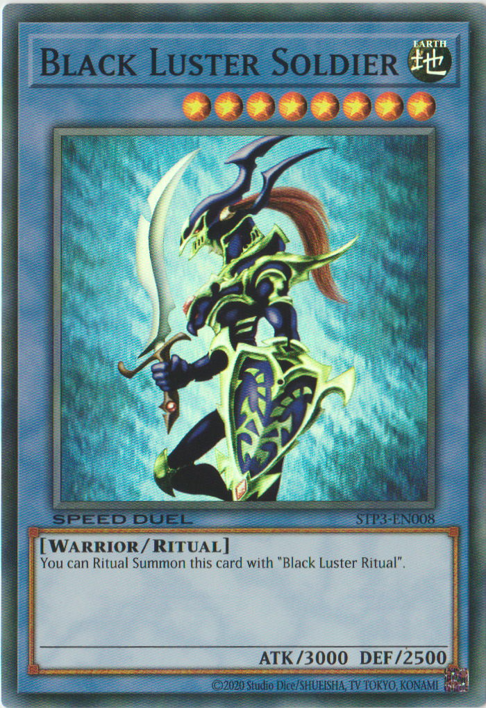 Black Luster Soldier [STP3-EN008] Super Rare | Exor Games Bridgewater